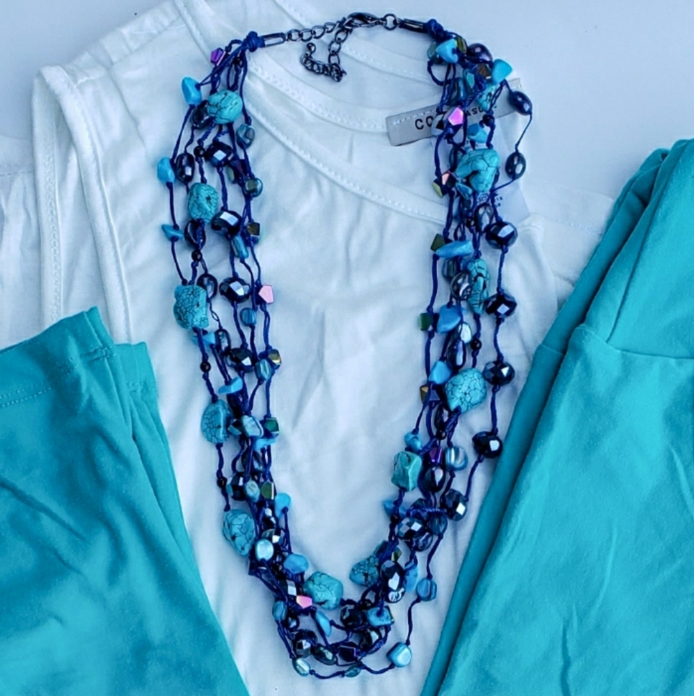 Turquoise True Blue Park Lane Statement Necklace